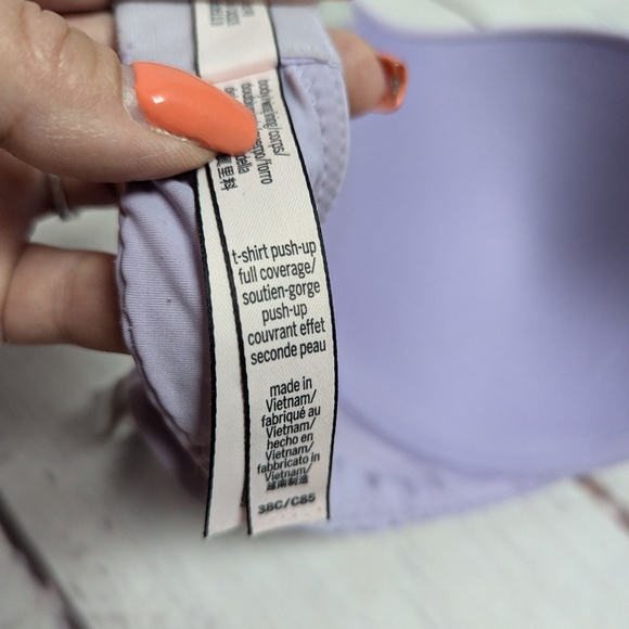 Victoria's Secret T-shirt Push-up Full Coverage Underwire Multiway Strap 38C - Picture 4 of 6